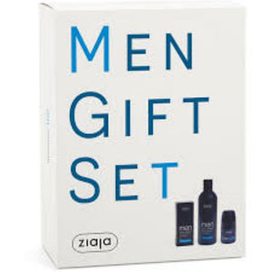 Set pentru Barbati: Gel de dus 300ml + Crema de fata 50ml + Antiperspirant 60ml, Ziaja