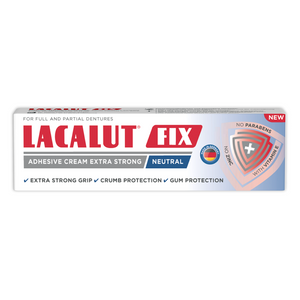 Crema adeziva Lacalut Fix Neutral, 40g, Theiss Naturwaren