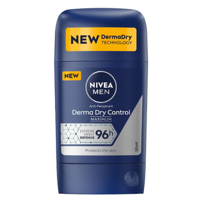 Antiperspirant stick Nivea Men Derma Dry Control, 50ml