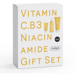 Set cu Vitamina C.B3 si Niacinamida: Crema de Zi 50ml + Balsam de Corp 200ml + Lotiune Tonica 190ml ZIAJA