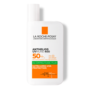 Fluid pentru fata cu protectie solara SPF 50+ Anthelios UVmune 400 Oil Control, 50 ml, La Roche-Posay