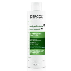 Sampon anti-matreata pentru par normal-gras Dercos, 200 ml, Vichy