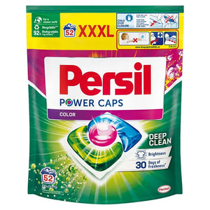 Detergent de rufe 4 in 1 Persil Color Power Caps, 52 capsule