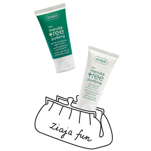 Set Manuka Tree Purifying Crema normalizatoare de zi SPF10 50ml + Crema de noapte Manuka Tree 50ml, Ziaja