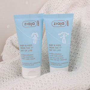 Crema de protectie pentru copii, pentru fata si corp, 50 ml, Ziaja Med
