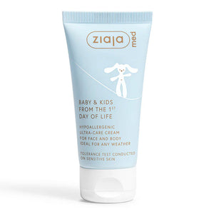 Crema de protectie pentru copii, pentru fata si corp, 50 ml, Ziaja Med