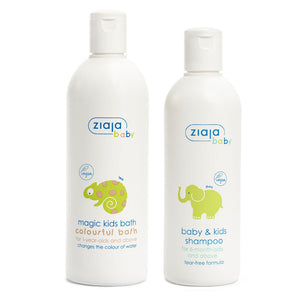 Set Spumant de baie pentru copii Magic Bath 400ml + Sampon pentru copii 6 luni+ 270ml, Ziaja
